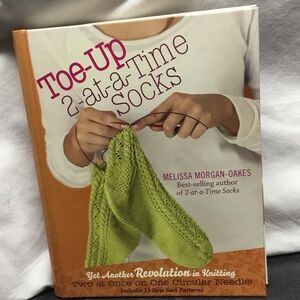 Toe-Up 2-at-a-Time Socks Book EUC